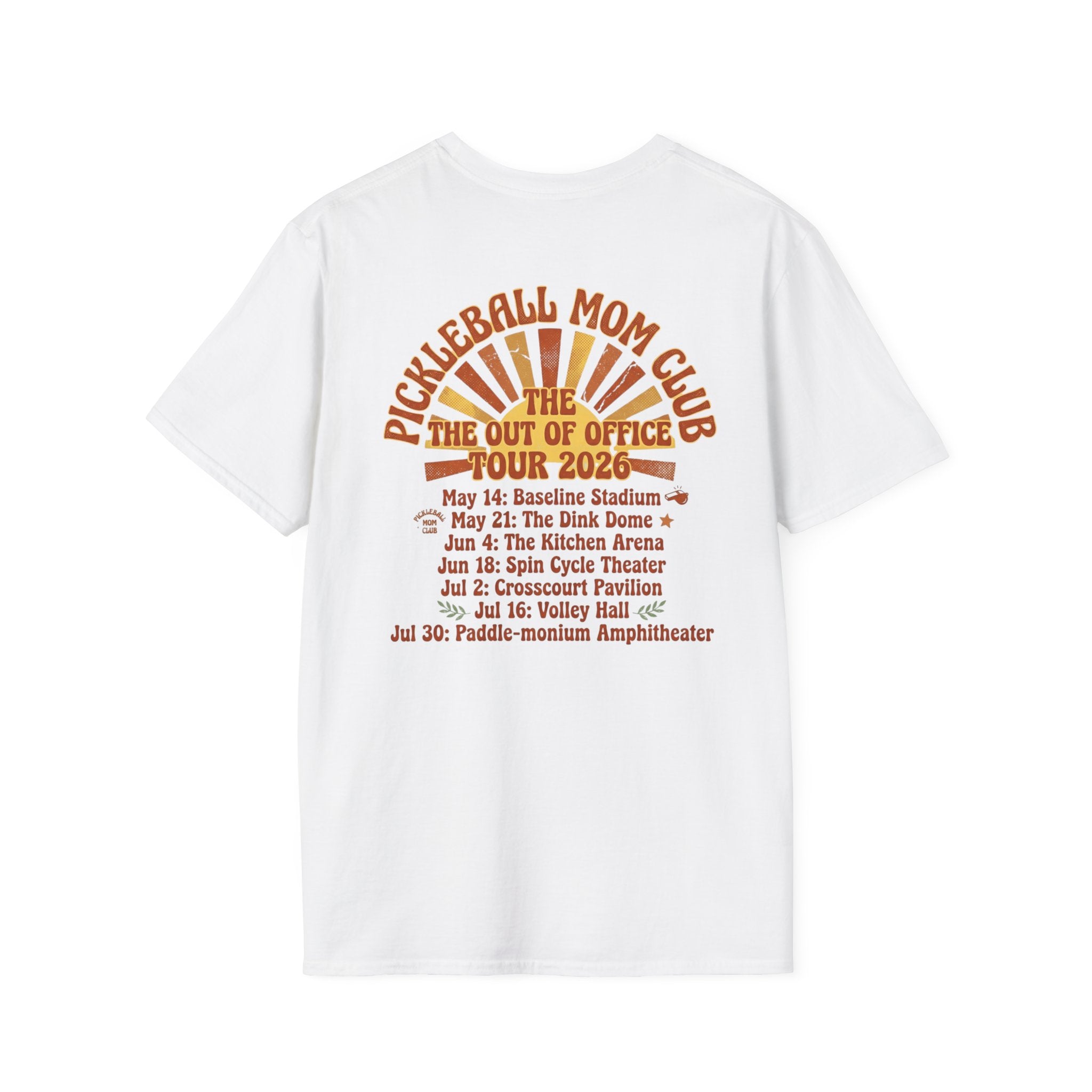Pickleball Mom's club tour T-Shirt