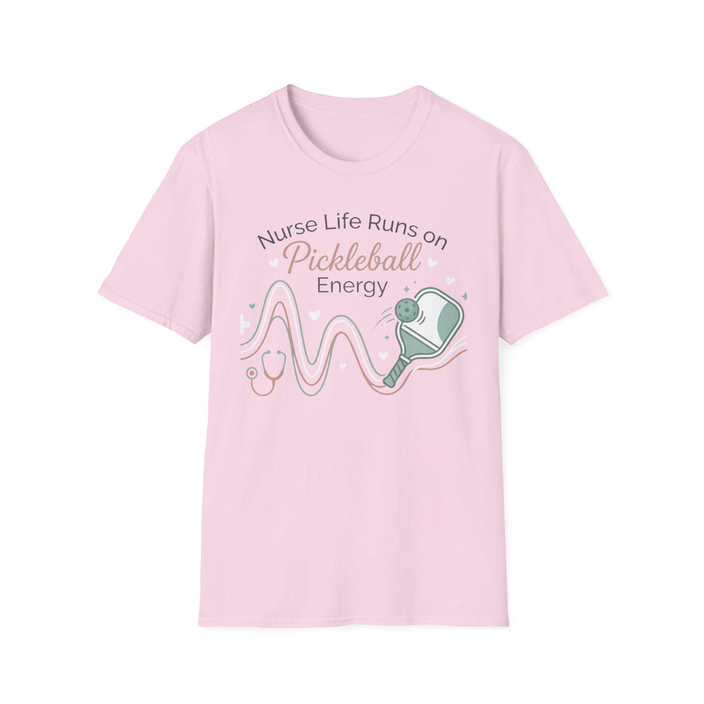 Nurse life runs on pickleball energy T-Shirt