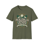 Pickleball And Jesus Perfect doubles T-Shirt