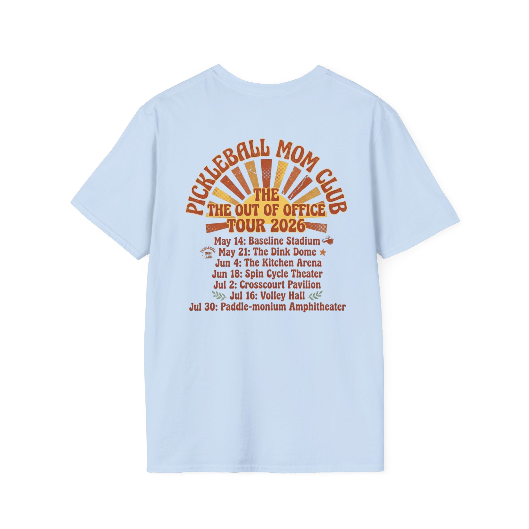 Pickleball Mom's club tour T-Shirt