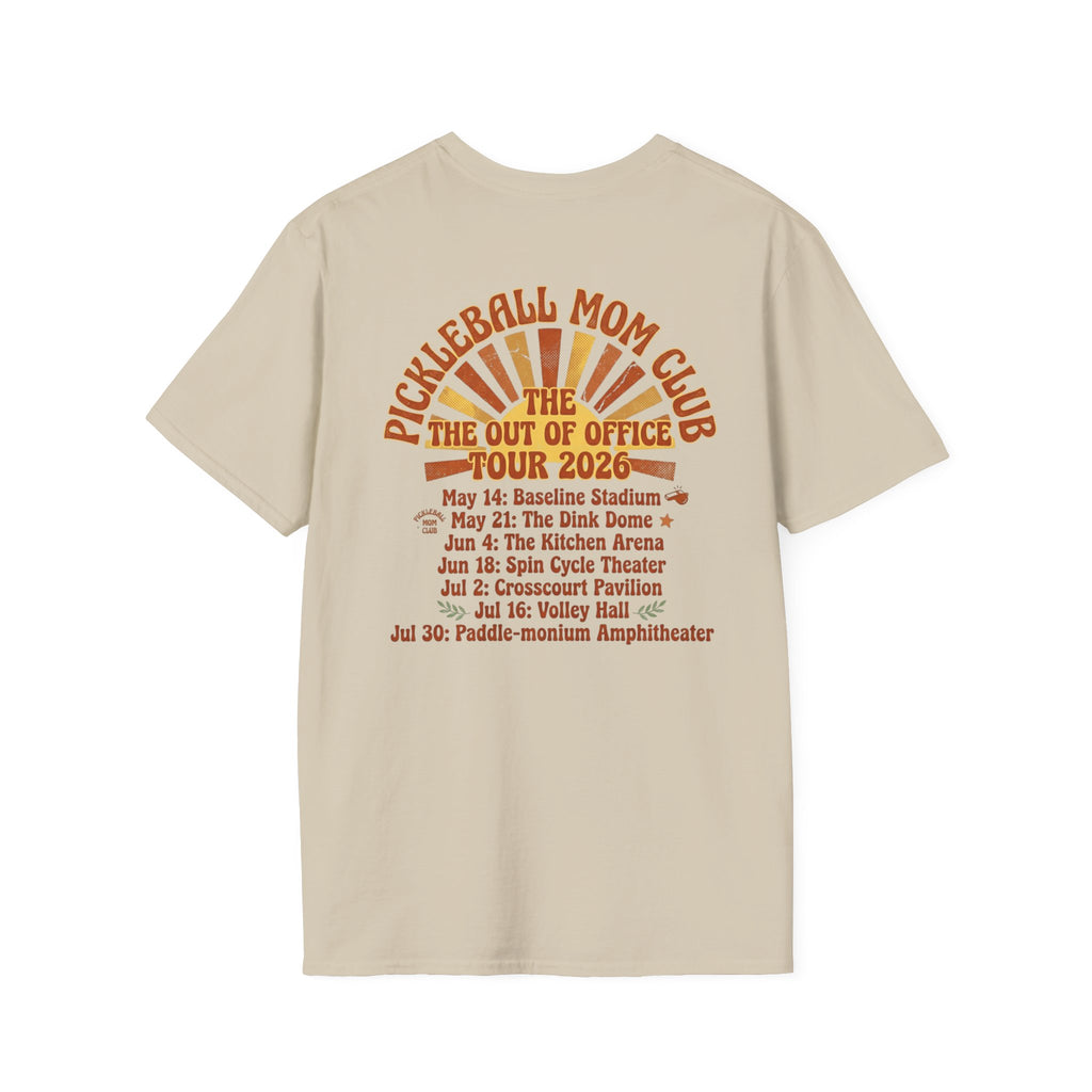 Pickleball Mom's club tour T-Shirt