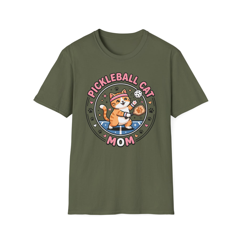 Pickleball cat Mom T-Shirt