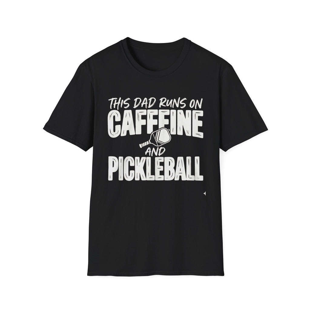 This Dad runs on coffee and Pickleball T-Shirt