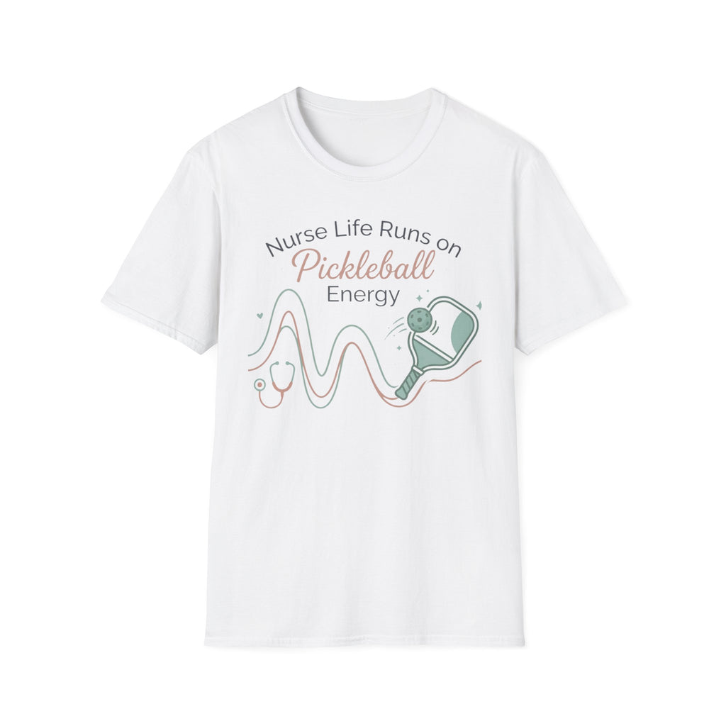 Nurse life runs on pickleball energy T-Shirt