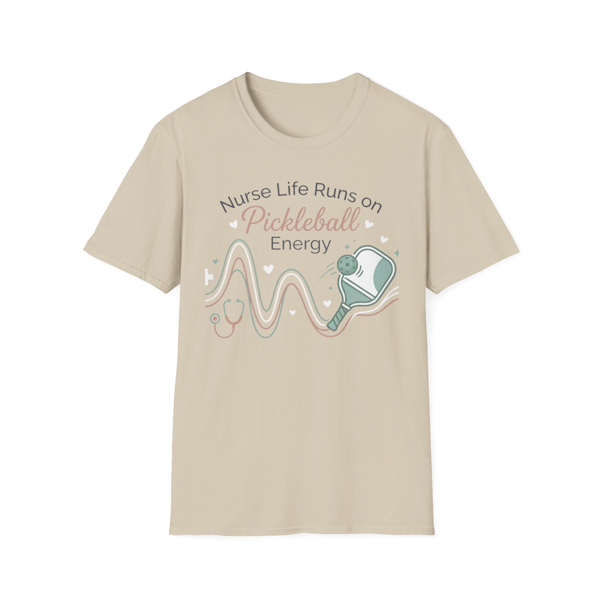 Nurse life runs on pickleball energy T-Shirt