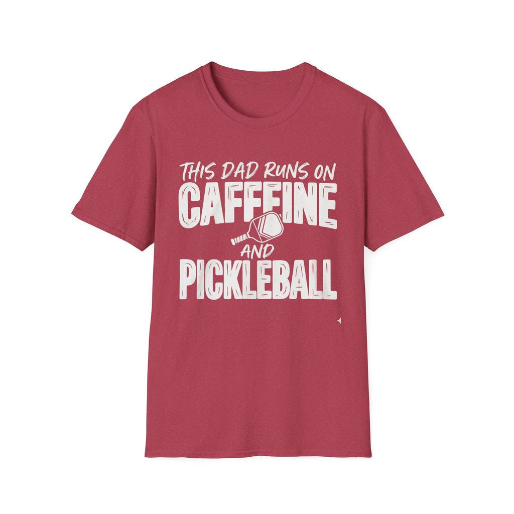 This Dad runs on coffee and Pickleball T-Shirt