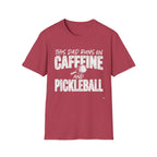This Dad runs on coffee and Pickleball T-Shirt