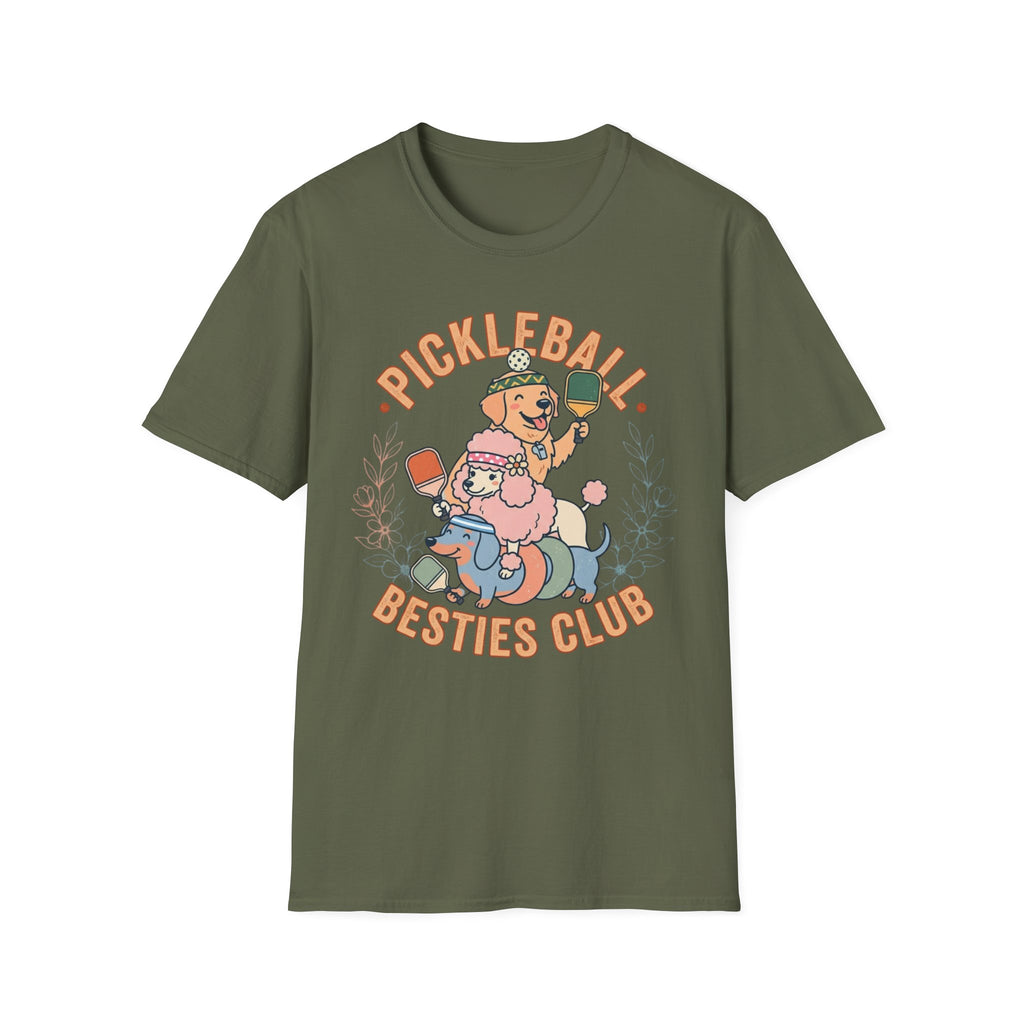 Pickleball besties club T-Shirt