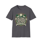 Pickleball And Jesus Perfect doubles T-Shirt