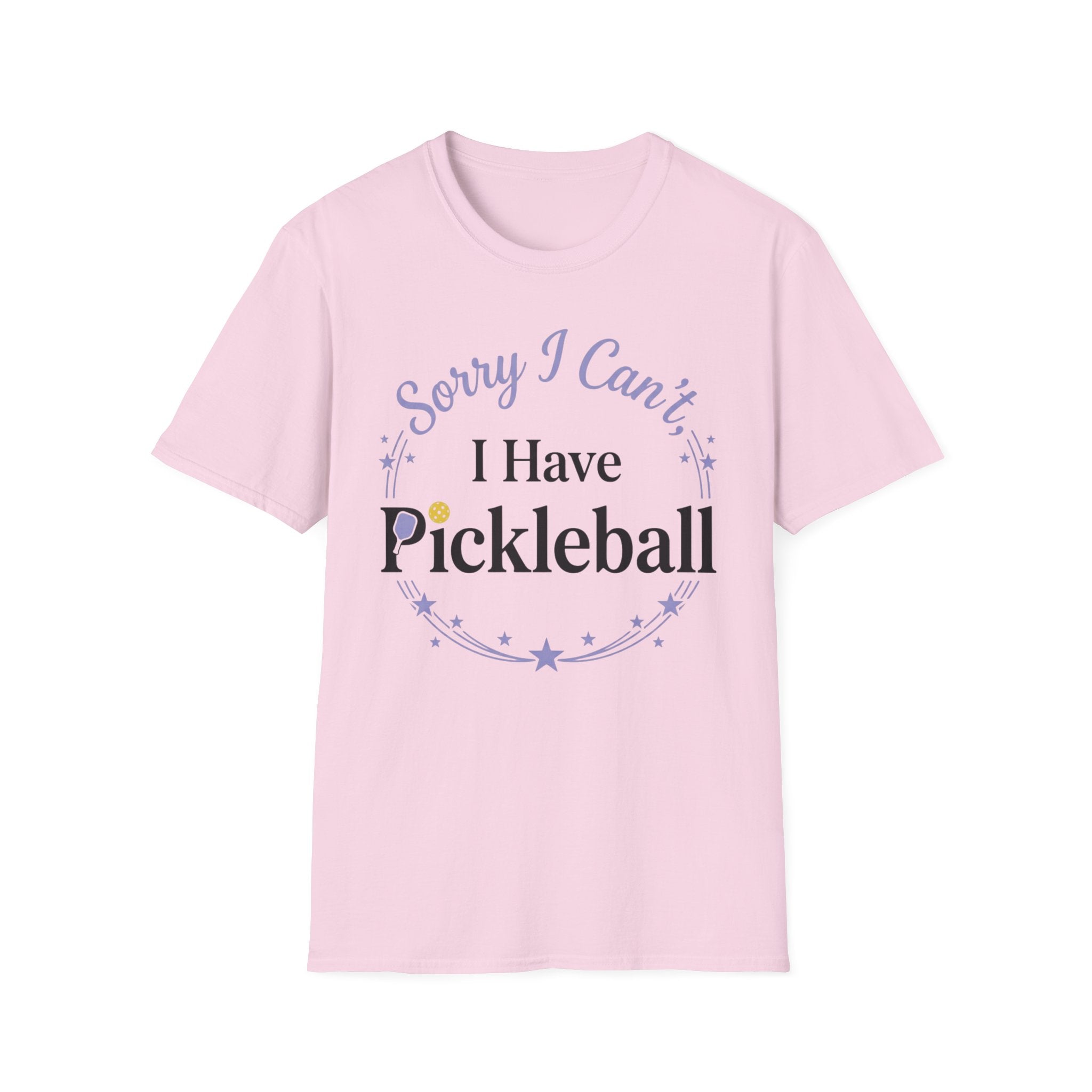 Sorry I can't I have pickelball T-Shirt