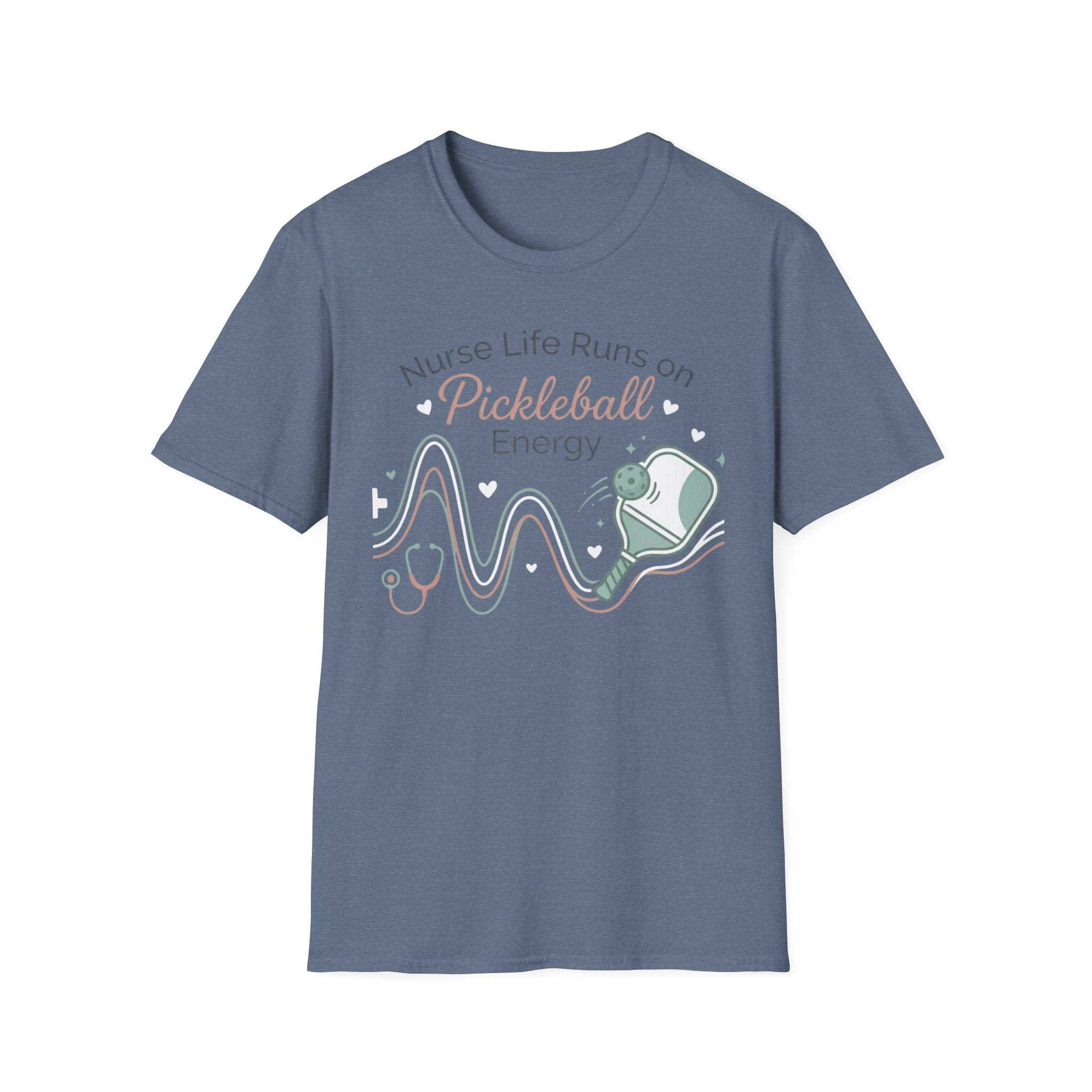 Nurse life runs on pickleball energy T-Shirt