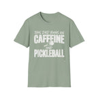This Dad runs on coffee and Pickleball T-Shirt