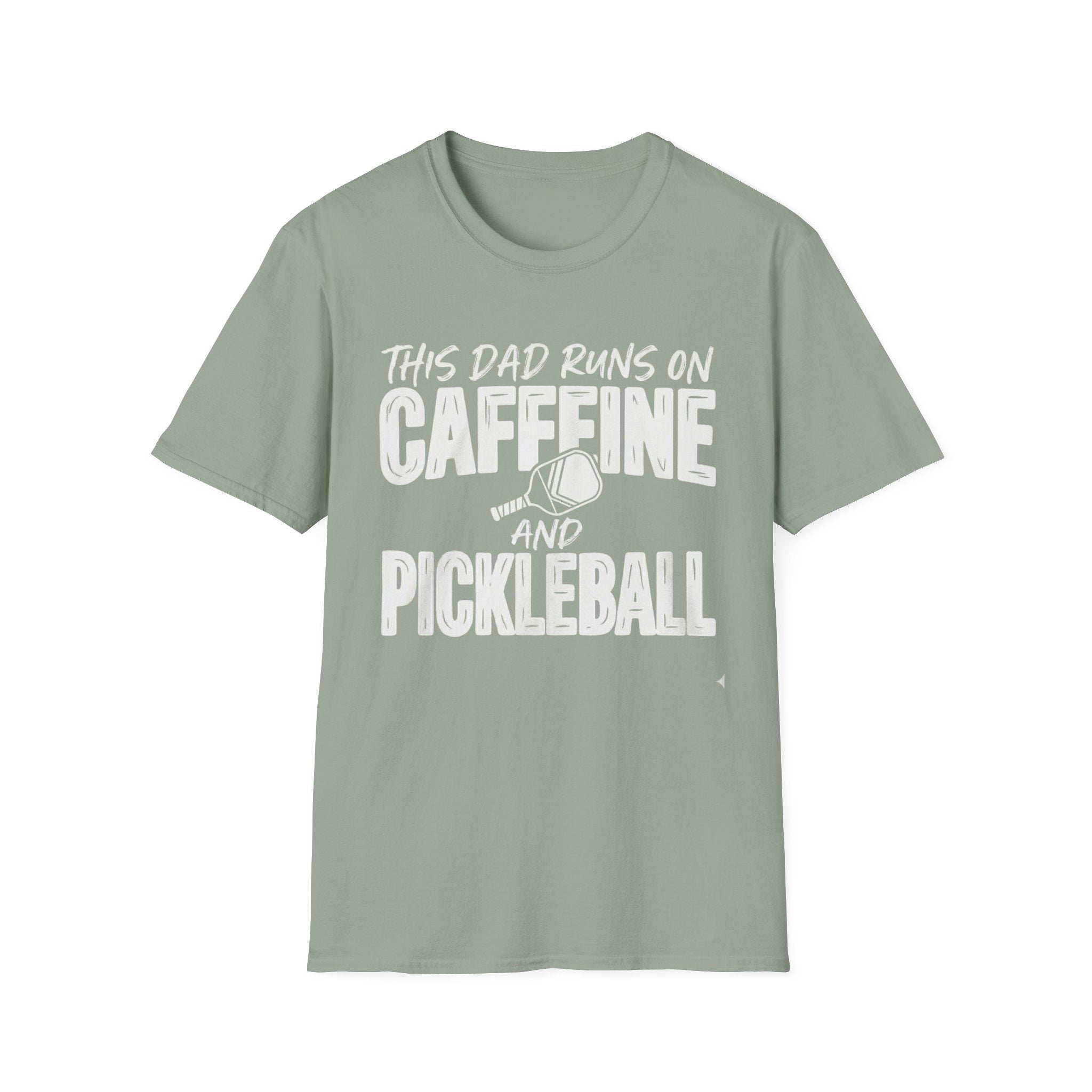 This Dad runs on coffee and Pickleball T-Shirt