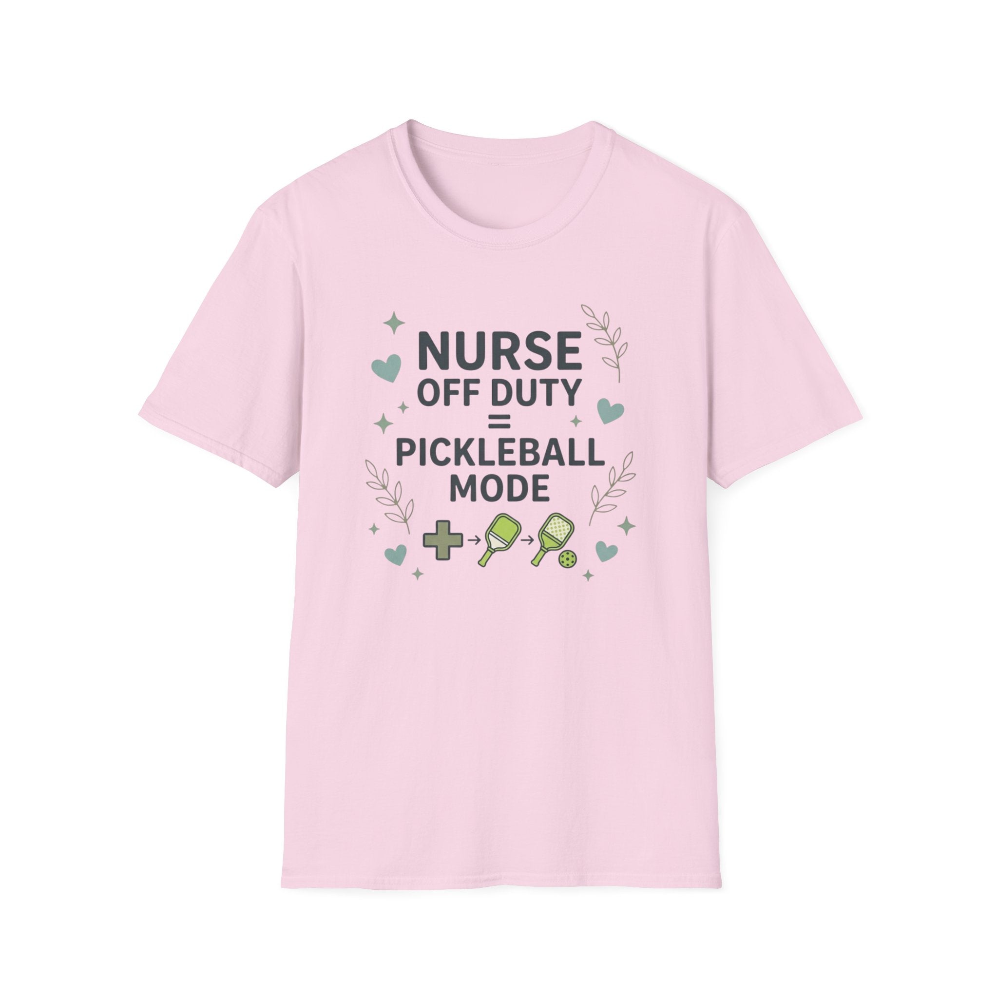 Nurse off duty pickleball mode T-Shirt