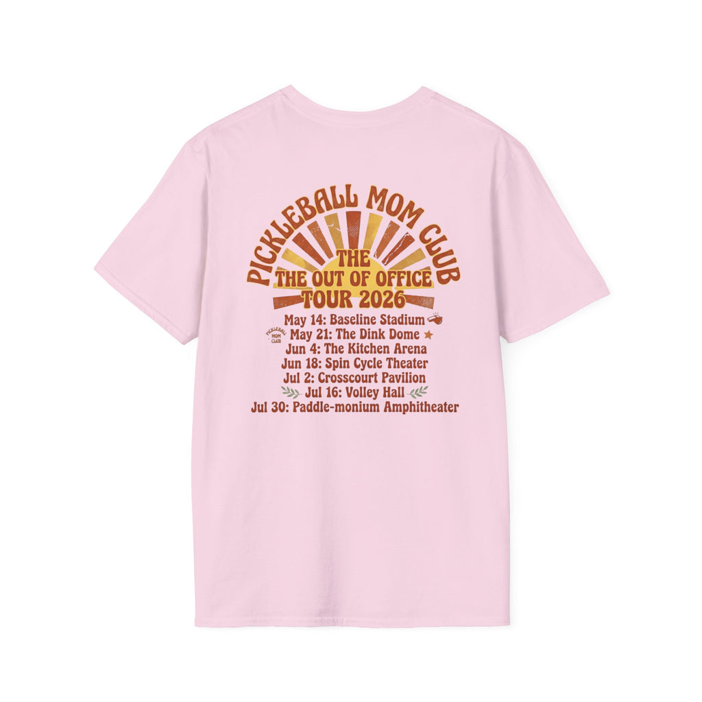 Pickleball Mom's club tour T-Shirt