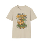 Life is better with pickleball and dogs T-Shirt