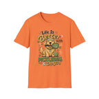 Life is better with pickleball and dogs T-Shirt