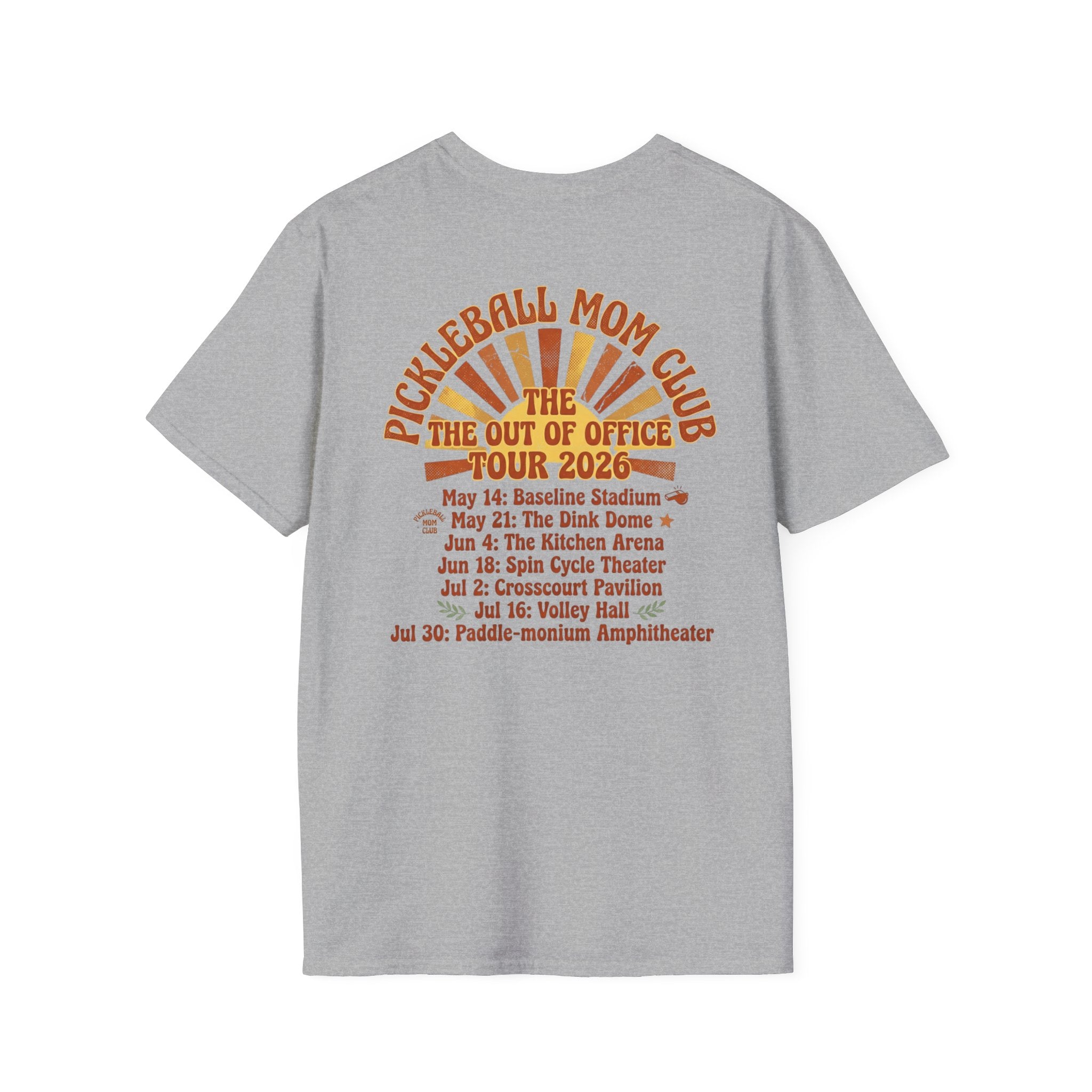 Pickleball Mom's club tour T-Shirt