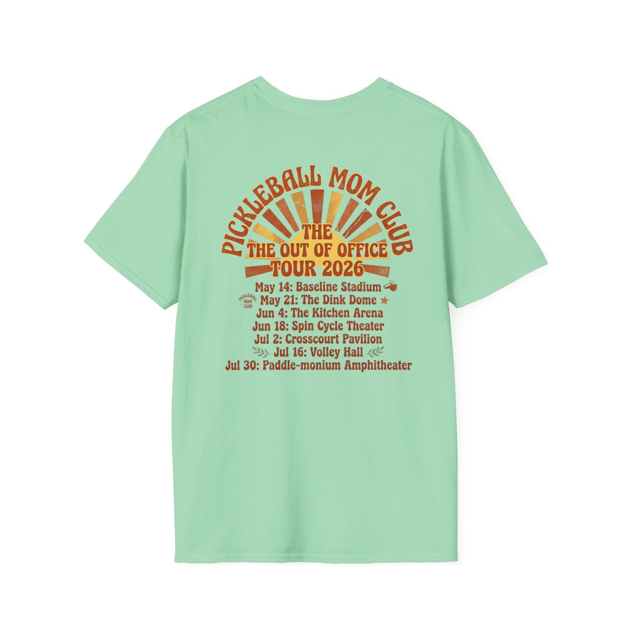 Pickleball Mom's club tour T-Shirt