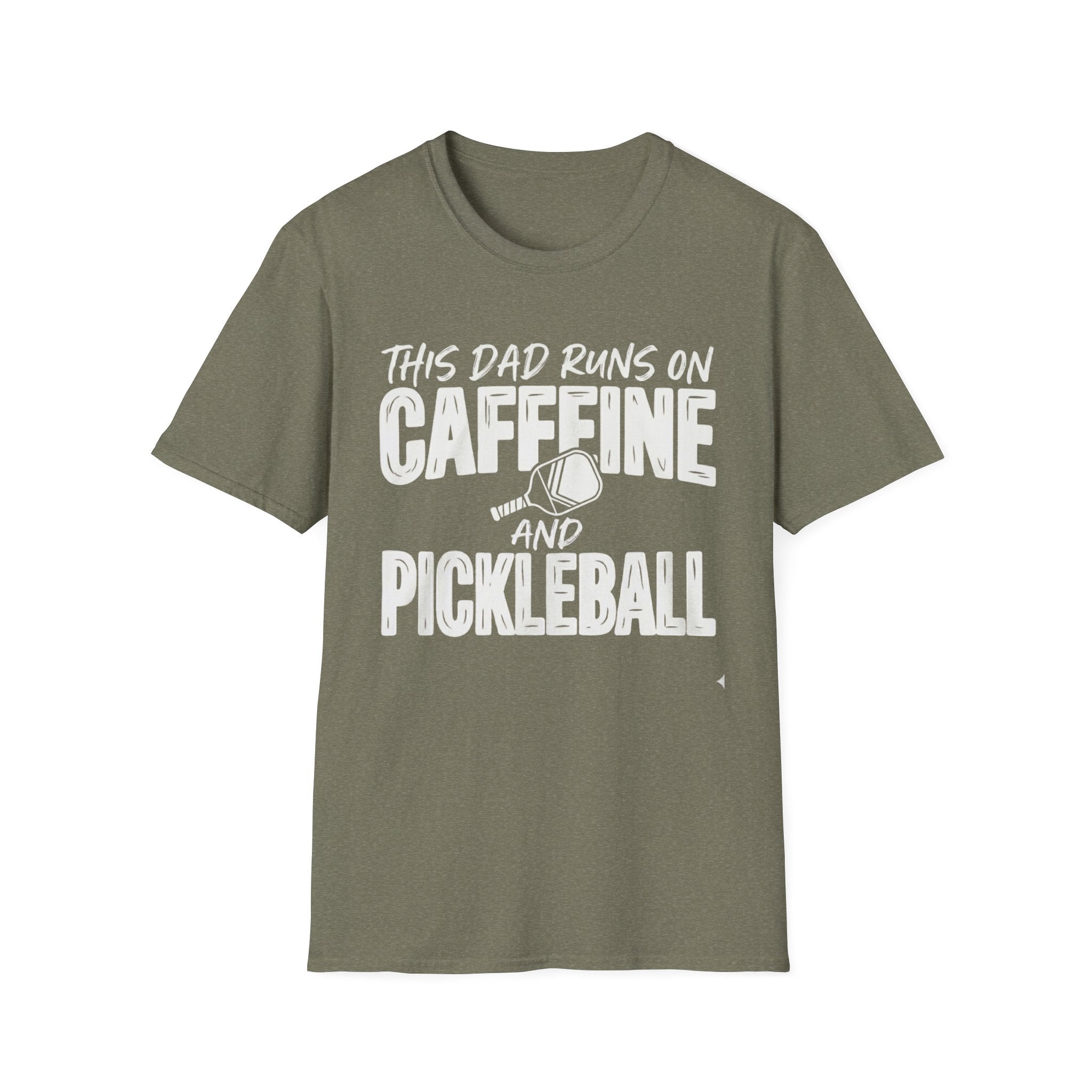 This Dad runs on coffee and Pickleball T-Shirt