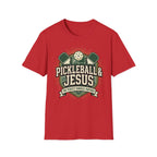 Pickleball And Jesus Perfect doubles T-Shirt