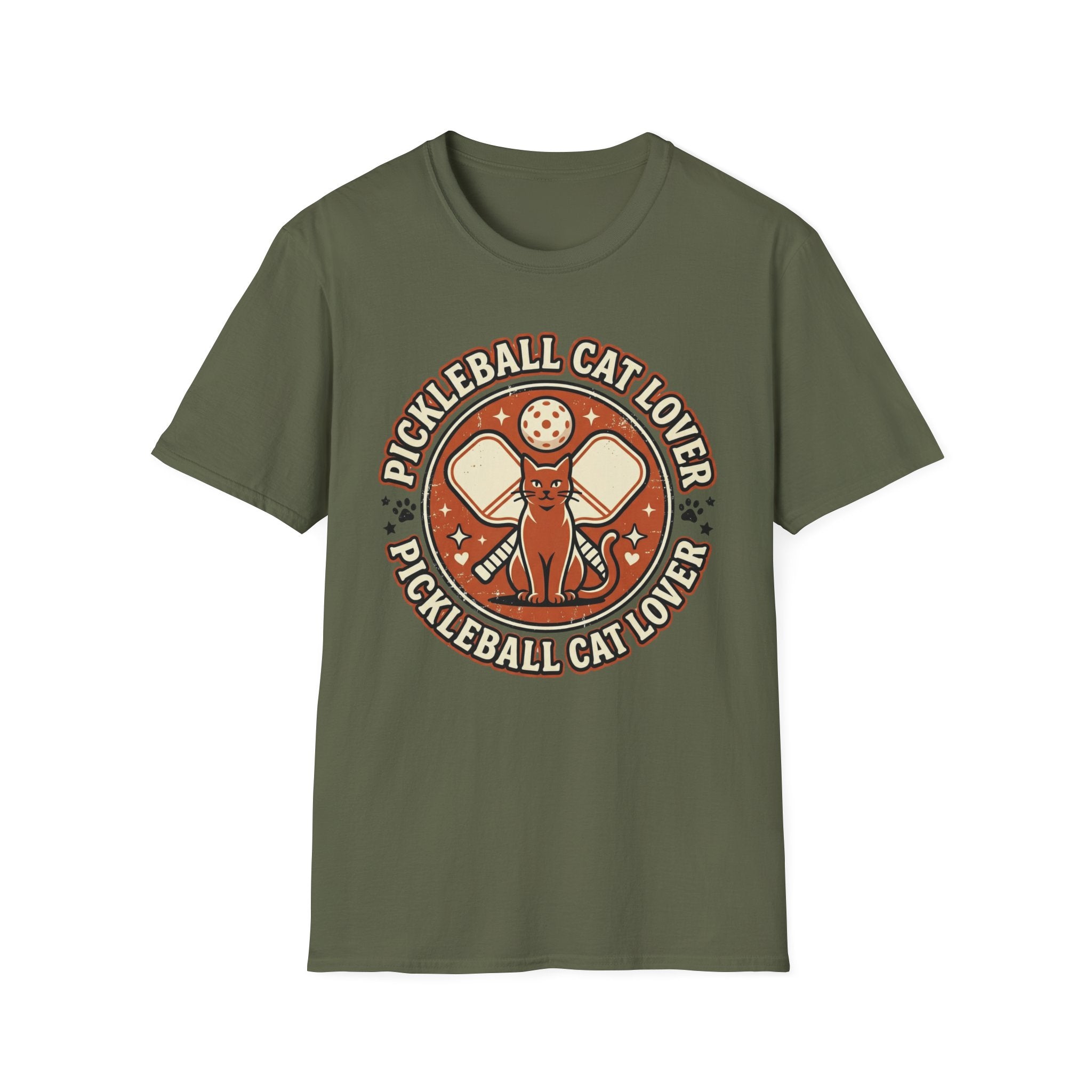 Pickleball cat lover T-Shirt