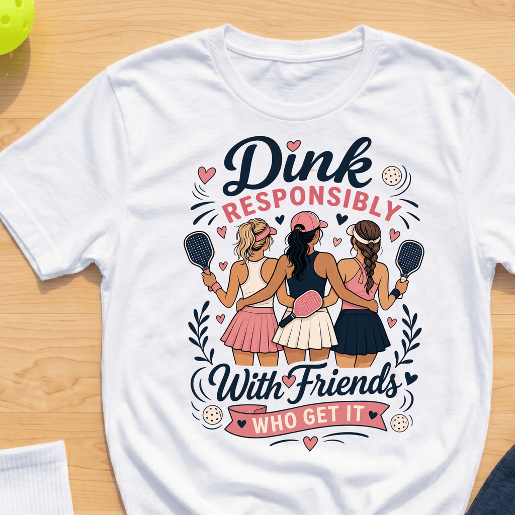 Dink responsibly with friends T-Shirt