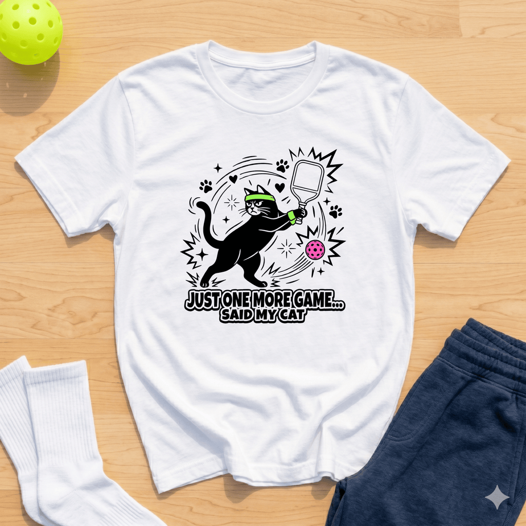 Just one more game said my cat T-Shirt