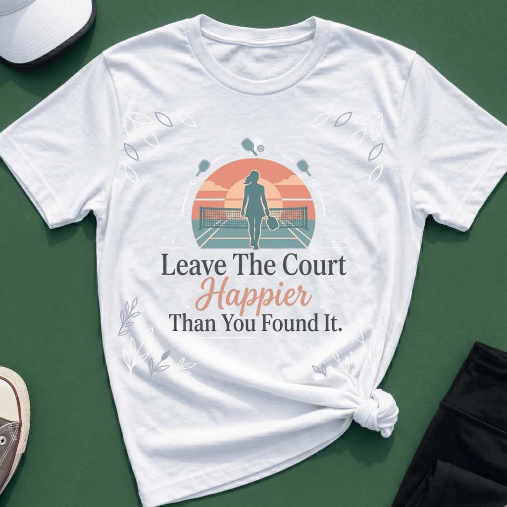 Leave the court happier T-Shirt