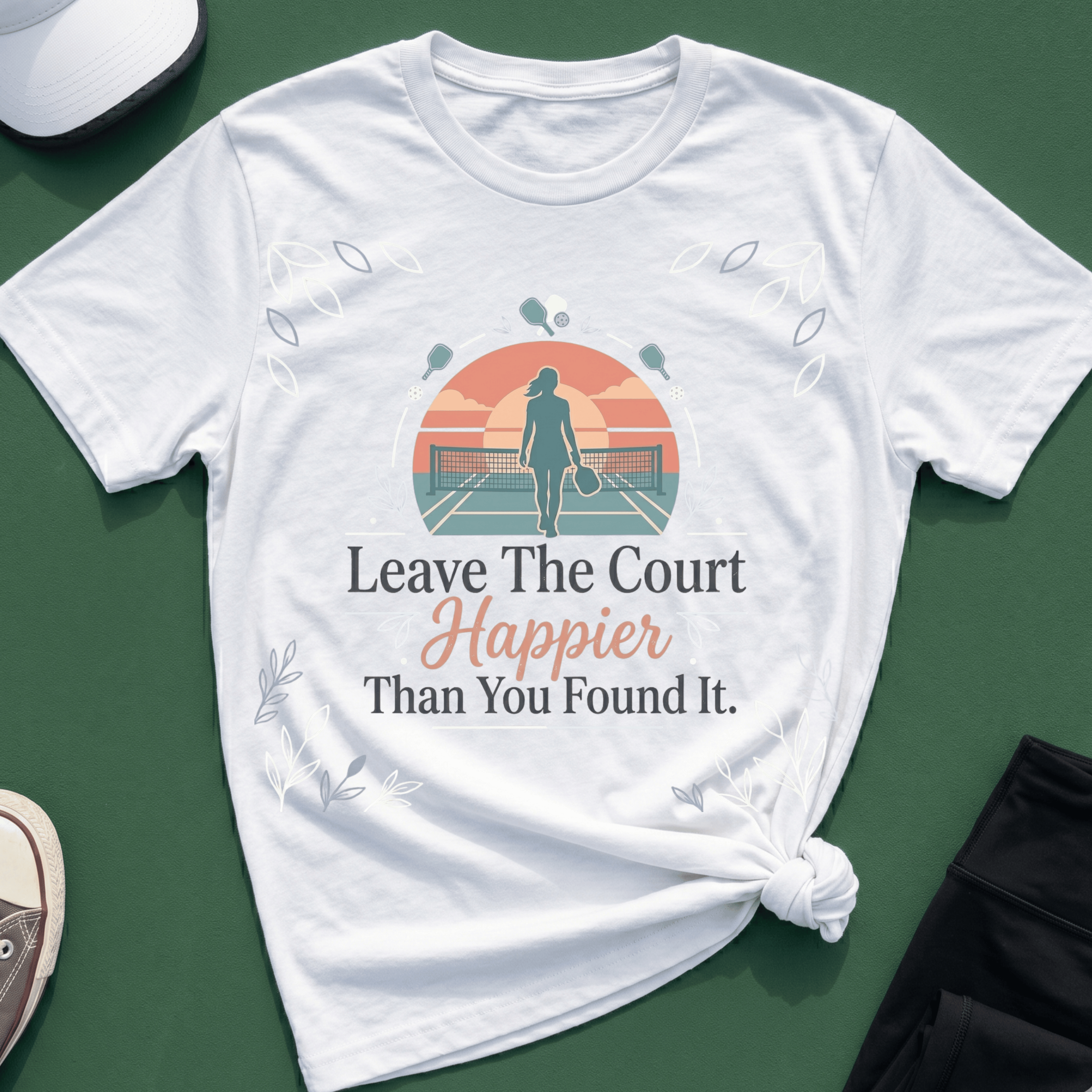 Leave the court happier T-Shirt