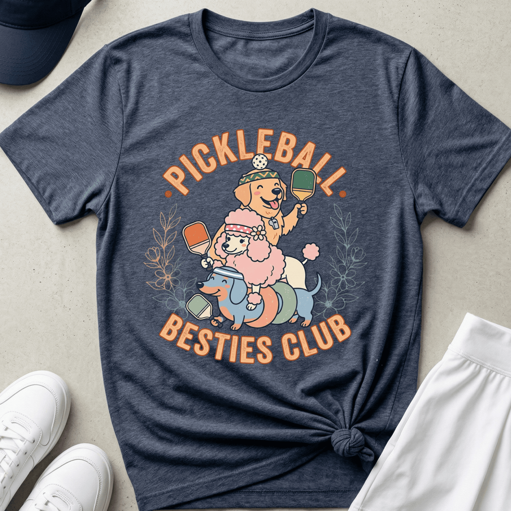 Pickleball besties club T-Shirt