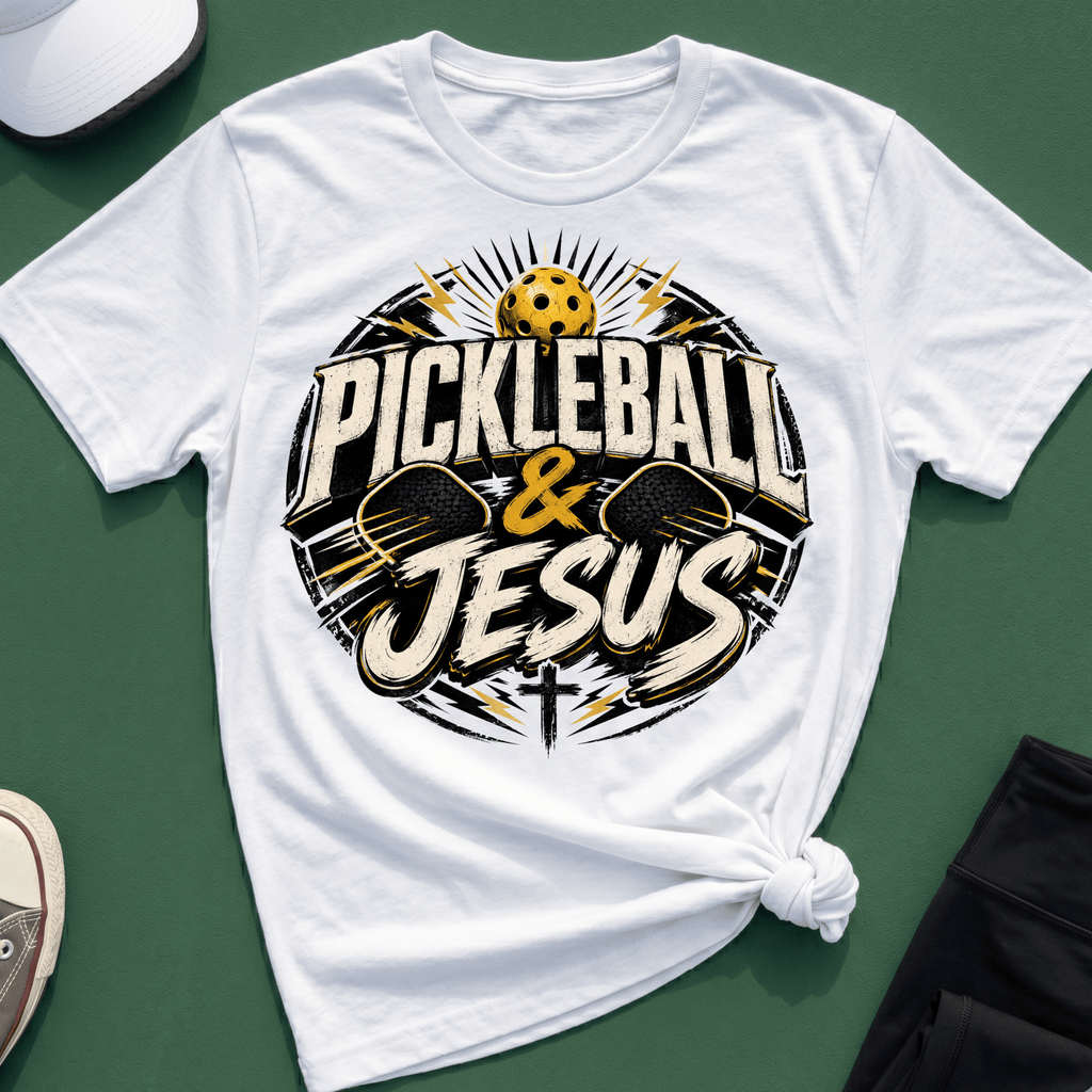 Pickleball and Jesus T-Shirt