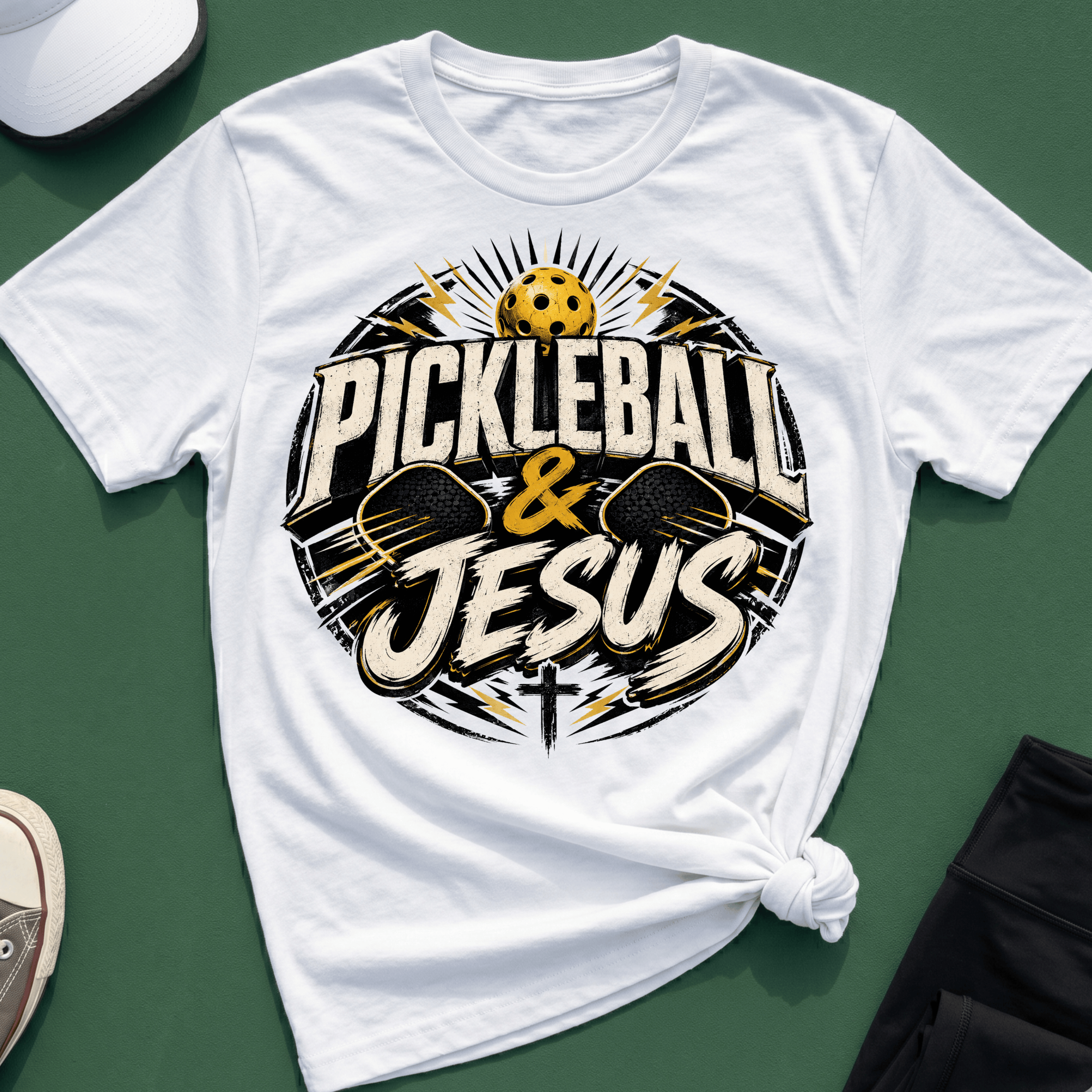 Pickleball and Jesus T-Shirt