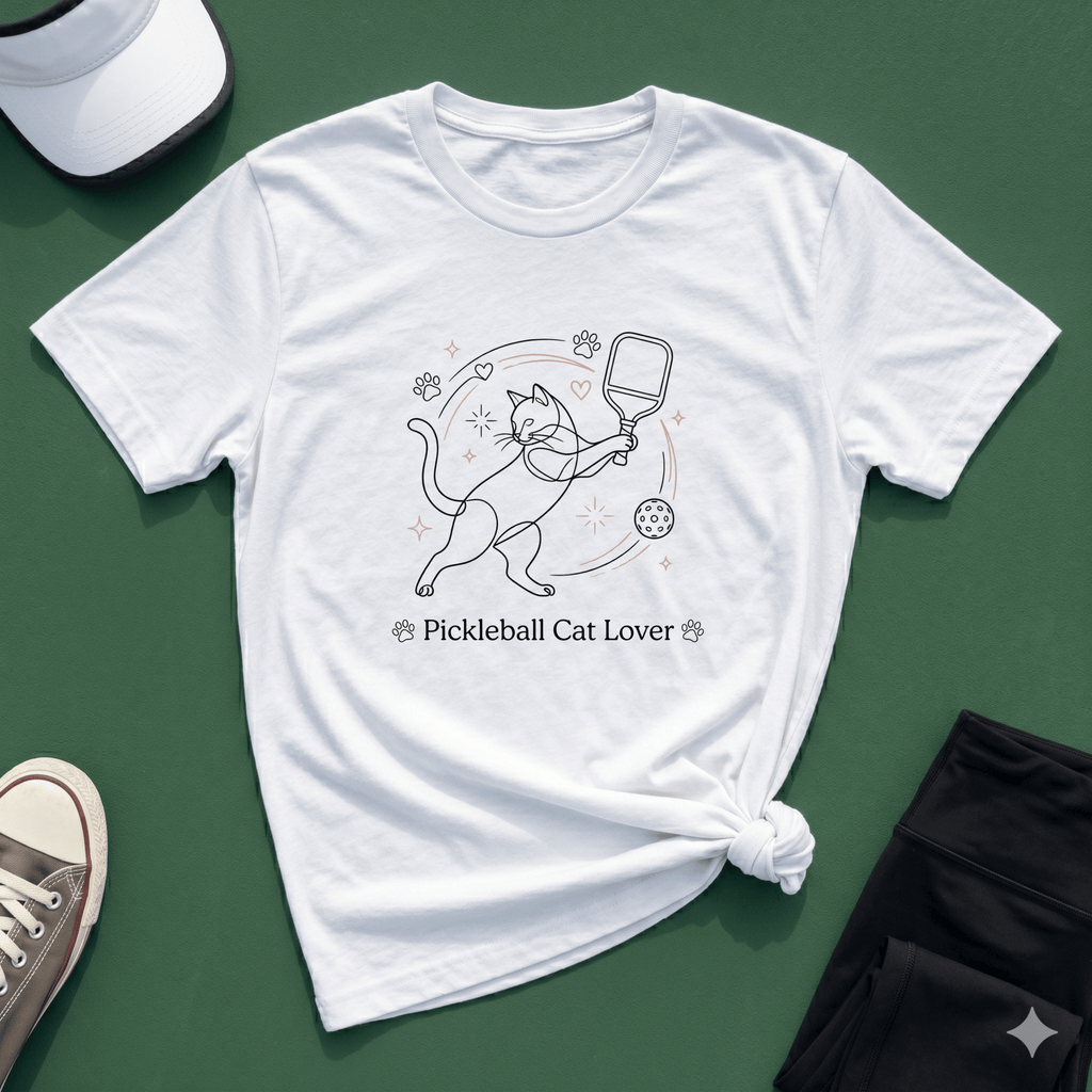 Pickleball cat T-Shirt