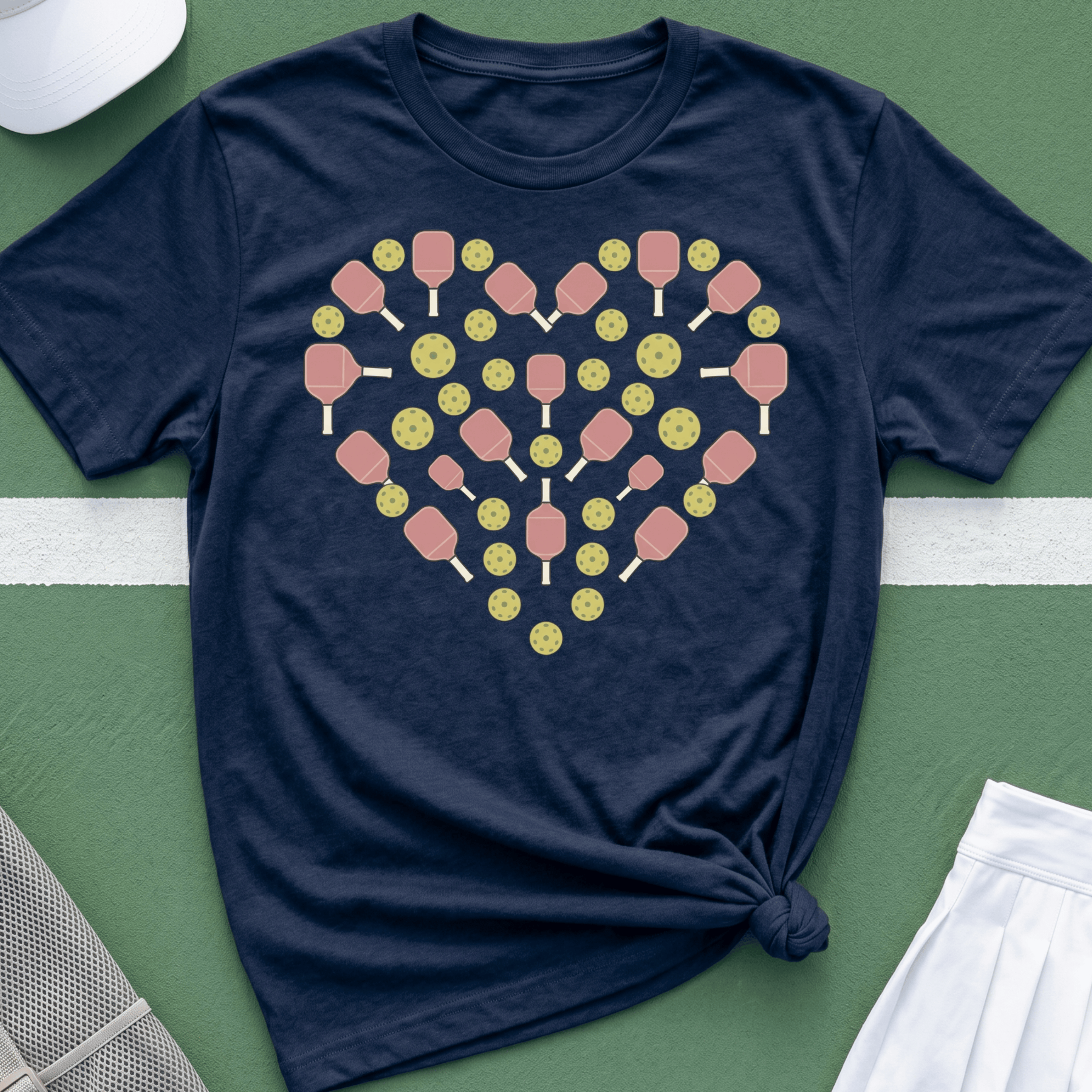 Pickleball Heart T-Shirt