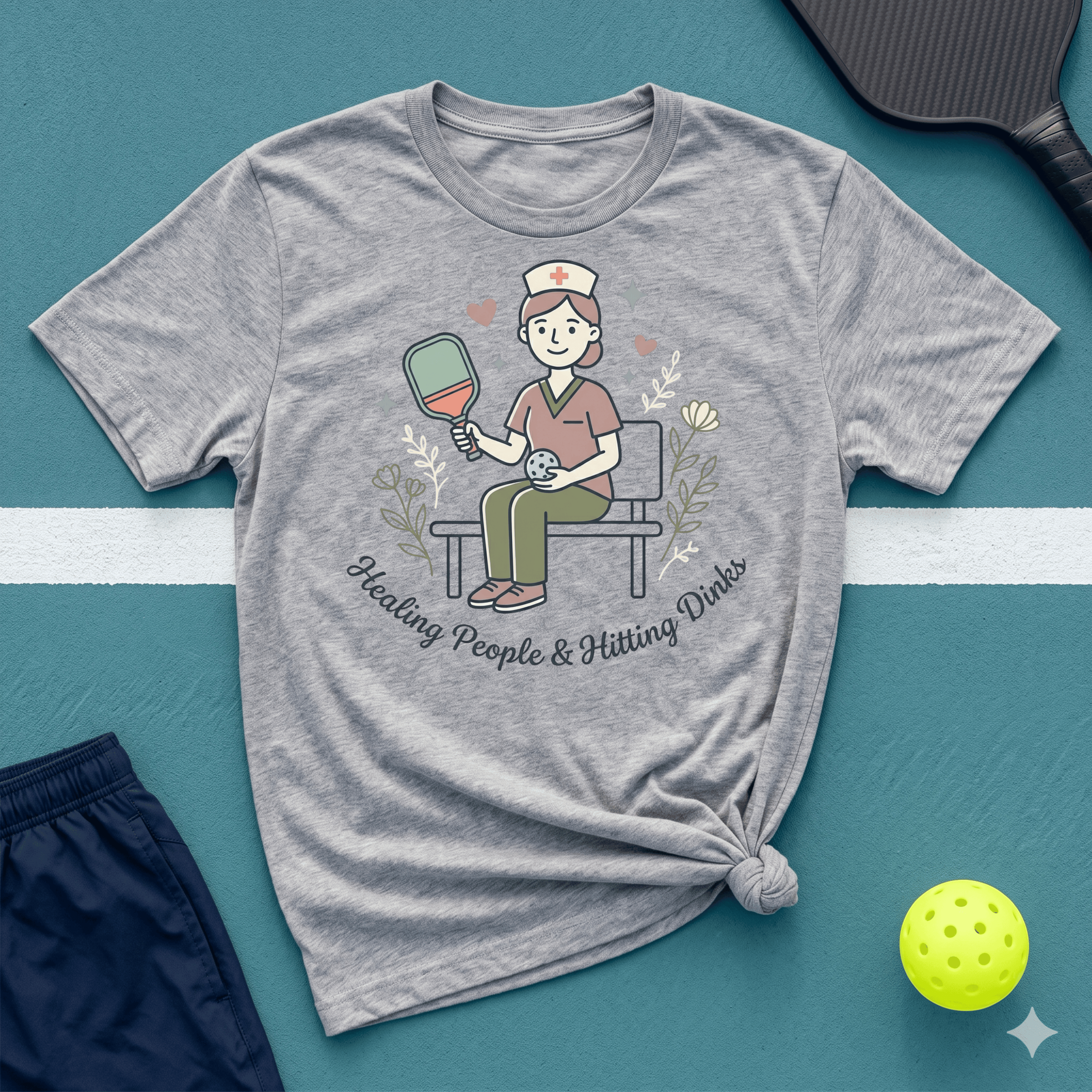 Healing people hitting dinks T-Shirt