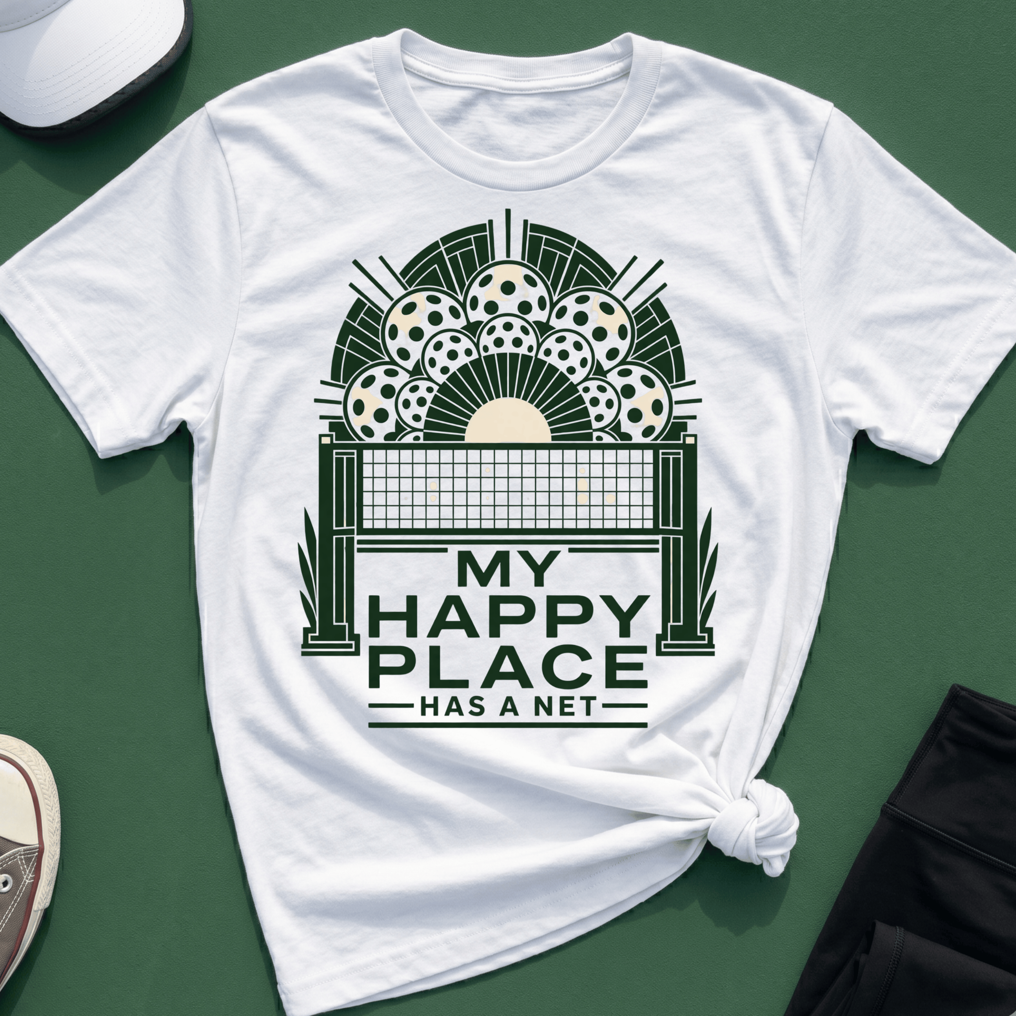 My happy place has a net T-Shirt