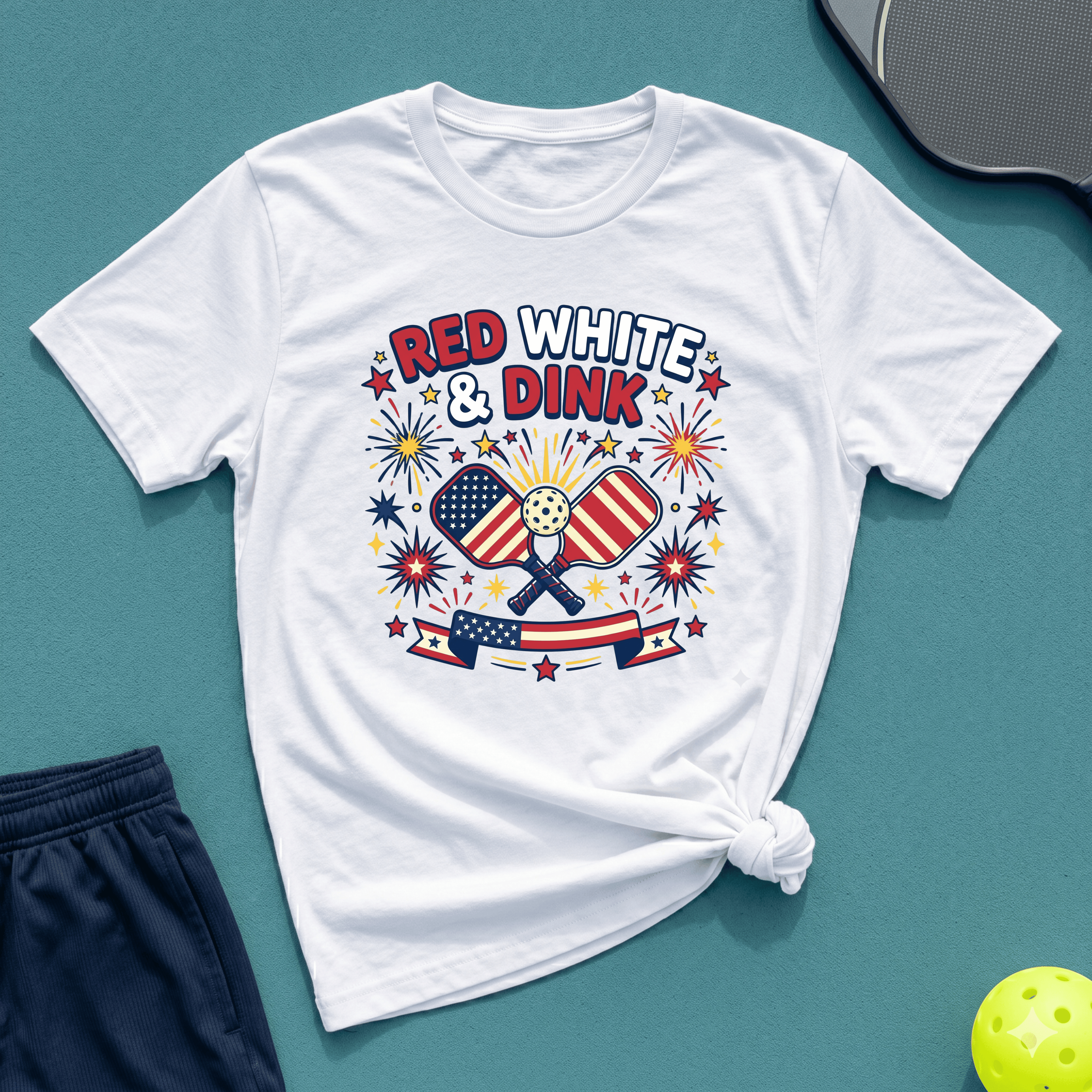 Red, white & Dink T-Shirt
